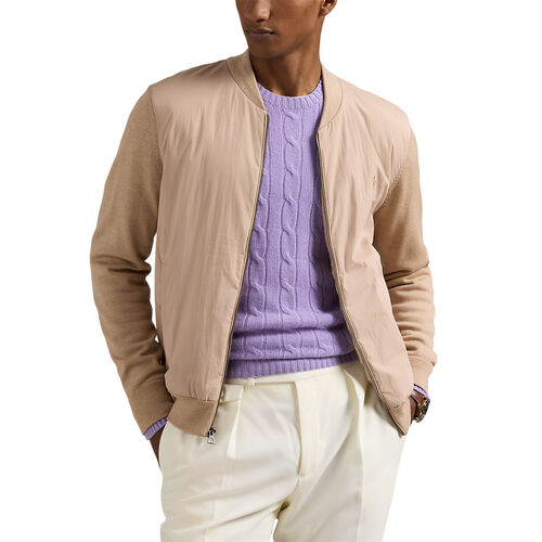 Polo Ralph Lauren Hybrid Wool Full-Zip Sweater